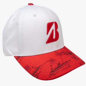 NEW Bridgestone Hawaiian Red Adjustable Golf Hat/Cap