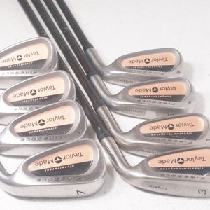 TaylorMade Firesole 3-PW Iron Set Right Stiff Flex 90g Graphite # 157227