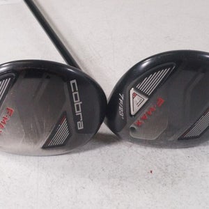 Cobra F-Max 5-20*, 7-23* Fairway Wood Set Right Senior Flex Graphite # 156724