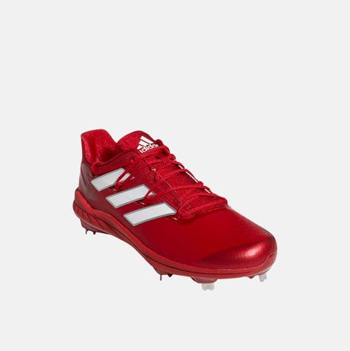 NEW men's 10 Adidas Adizero Afterburner VIII black red/white FZ4216 Baseball Cleats BSBL