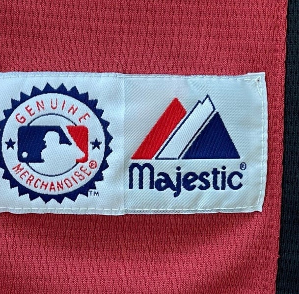 Majestic Cleveland Indians MLB Baseball Super Vintage 1980s Size 2XL XXL Baseball Jersey!