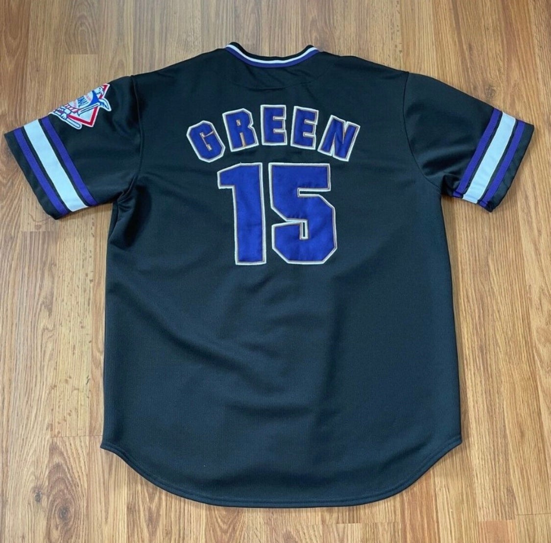 Shawn Green's 1995 *Rookie Year* Toronto Blue Jays Game-Worn Home Jersey  #15