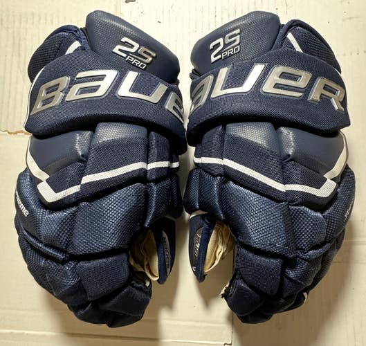 Used Bauer Supreme 2S Pro Gloves 13"