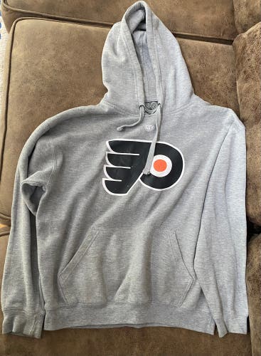 Philadelphia Flyers Old Time Hockey 80% cotton Medium Hooded Sweatshirt
