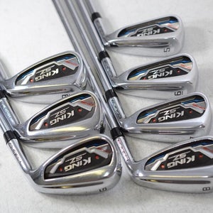 Cobra King Speedzone One Length 5-PW,GW Iron Set Right Regular Steel # 157834