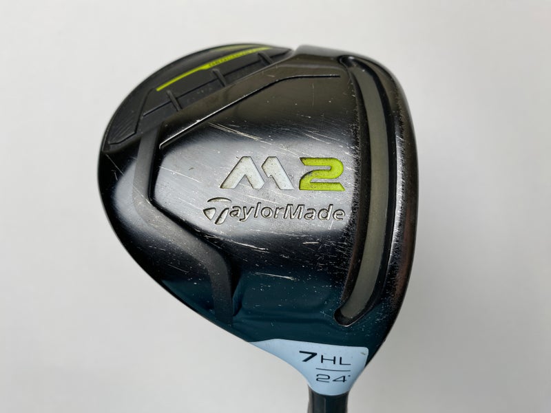 Taylormade 2016 M2 7 Fairway Wood 24* REAX 55g Senior Graphite Mens RH