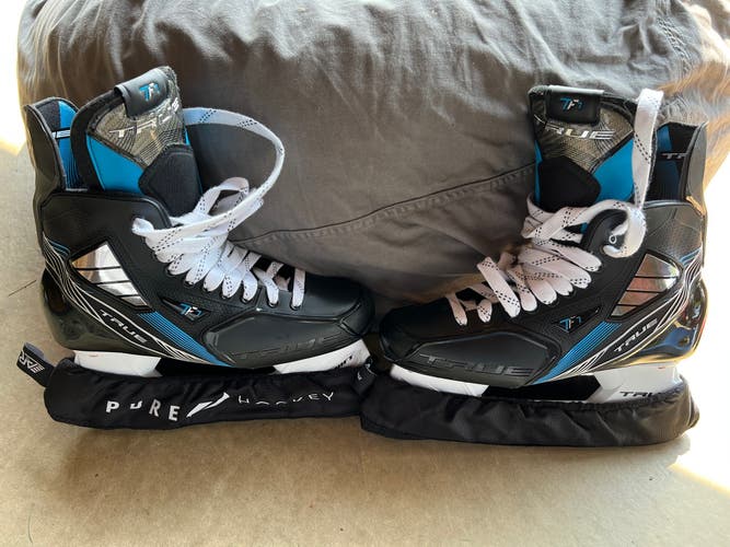 Senior Used True TF7 Hockey Skates Wide Width Size 10