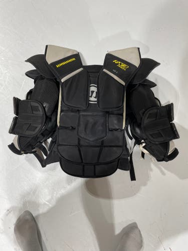Used Large Warrior Pro Stock Ritual XP Goalie Chest Protector