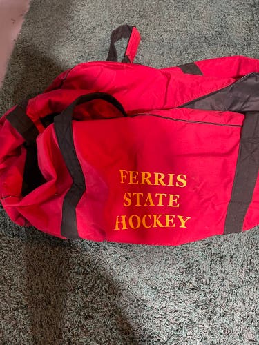 Ferris State NCAA Used  Player Hockey Bag