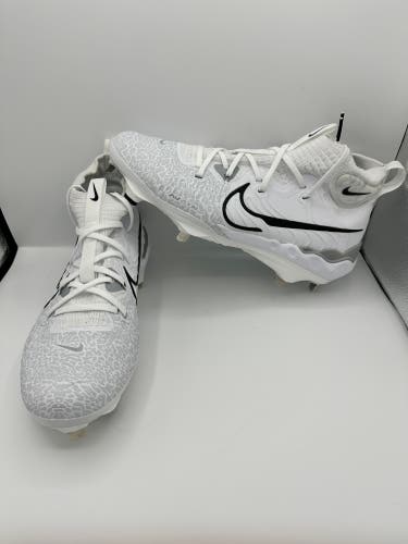 Nike Alpha Huarache NXT White - Men's Metal Baseball Cleats DJ6517-100 size 9.5