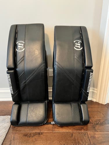 Used 32" Warrior Ritual G5 Goalie Leg Pads
