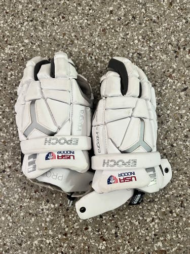 Used Team USA Indoor Epoch Integra Lacrosse Gloves 13"