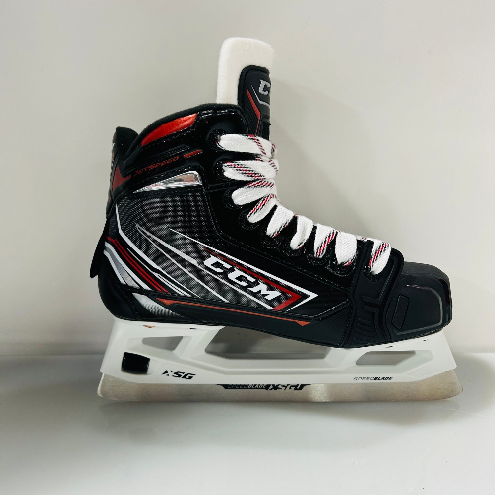 New CCM Regular Width Jetspeed FT480 Hockey Goalie Skates  SIZE 3D