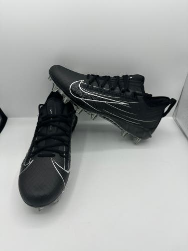 Nike Alpha Huarache 7 Pro LE Lacrosse Cleats Black Men's Size 9 AR3144-001