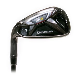 LH TaylorMade 2016 M2 Single 6 Iron Graphite M2 REAX 65g Regular Flex
