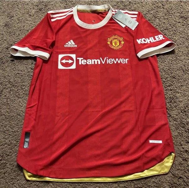 Ronaldo Manchester United Jersey 21/22 Home Player Issue Adidas Soccer  Shirt S