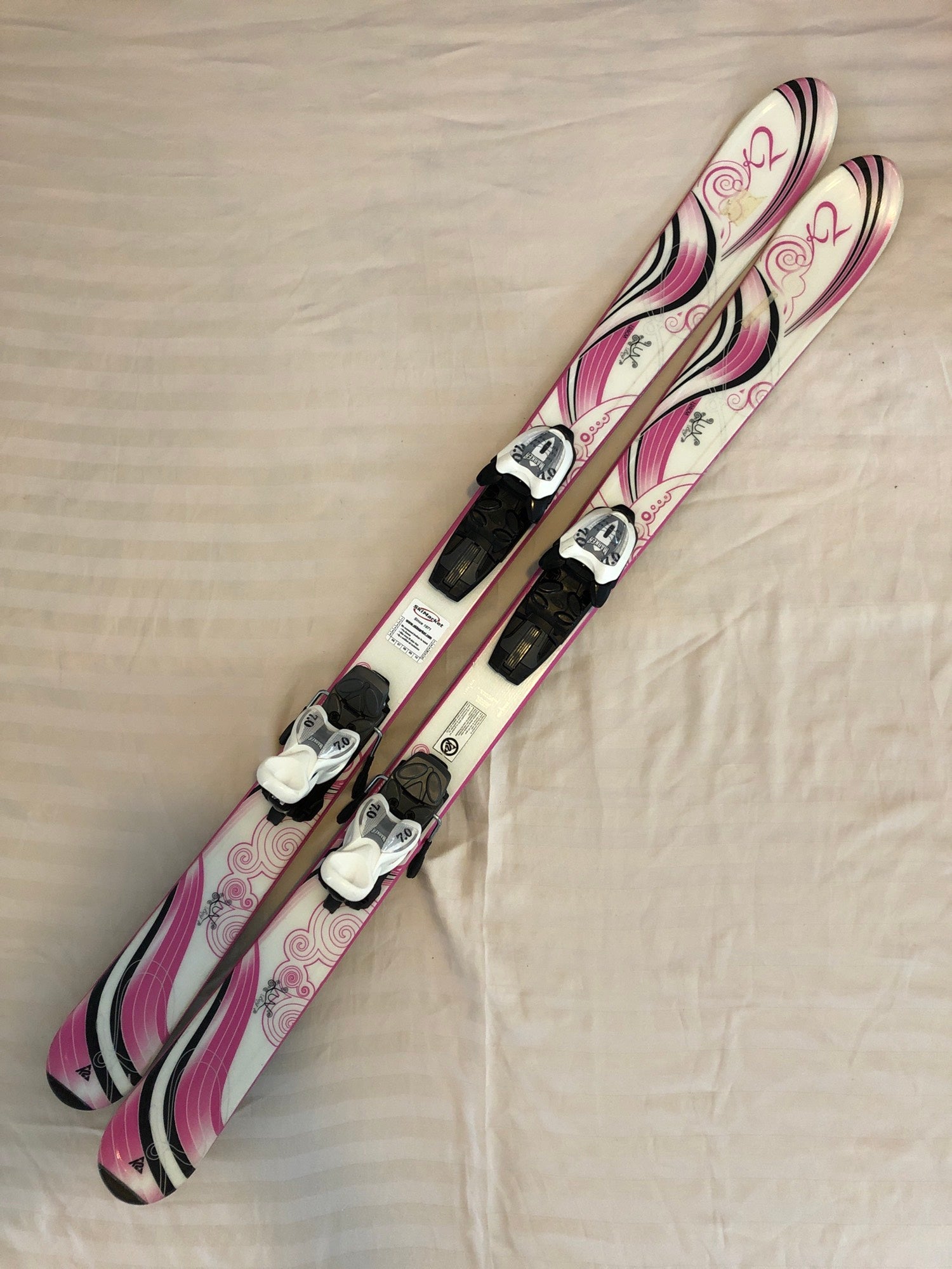 Used K2 Luv Bug (124cm) Skis with Bindings | SidelineSwap