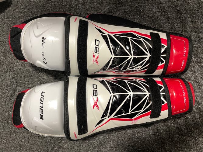 Used Bauer Vapor X80 Shin Pads 15”