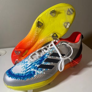 Adidas Icon 7 KO Size 13 Baseball Cleat Fire And Ice