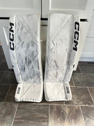 Pro Stock CCM Axis 2 Pro Goalie Pads - 34” + 1”