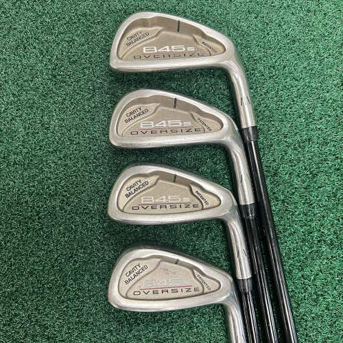 Tommy Armour 845s OS Cavity Back 6, 7, 8, 9 Irons Men's Right Hand Regular Flex