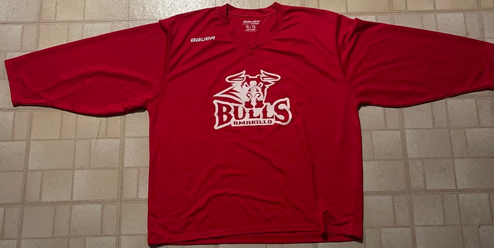 Amarillo Bulls NAHL Extra Large Red Men's Jersey