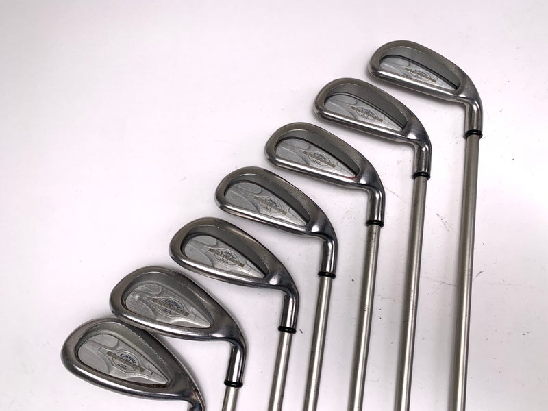Callaway X-14 Iron Set 4-PW+SW Steelhead X-14 Gems Ladies No 8 iron RH