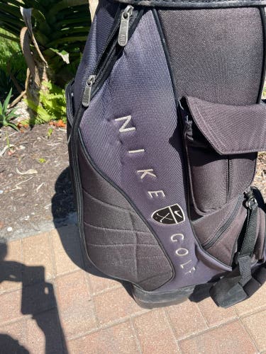 Nike Golf Cart Bag With Shoulder Strap and rain cover , logo Michelob lite