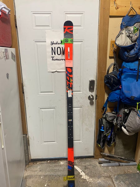 Used Women's 2018 Rossignol 188 cm Racing Hero FIS GS Pro Skis Without Bindings