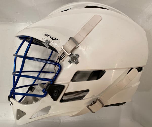 Cascade Pro-7 Helmet With Blue Chrome Face Mask