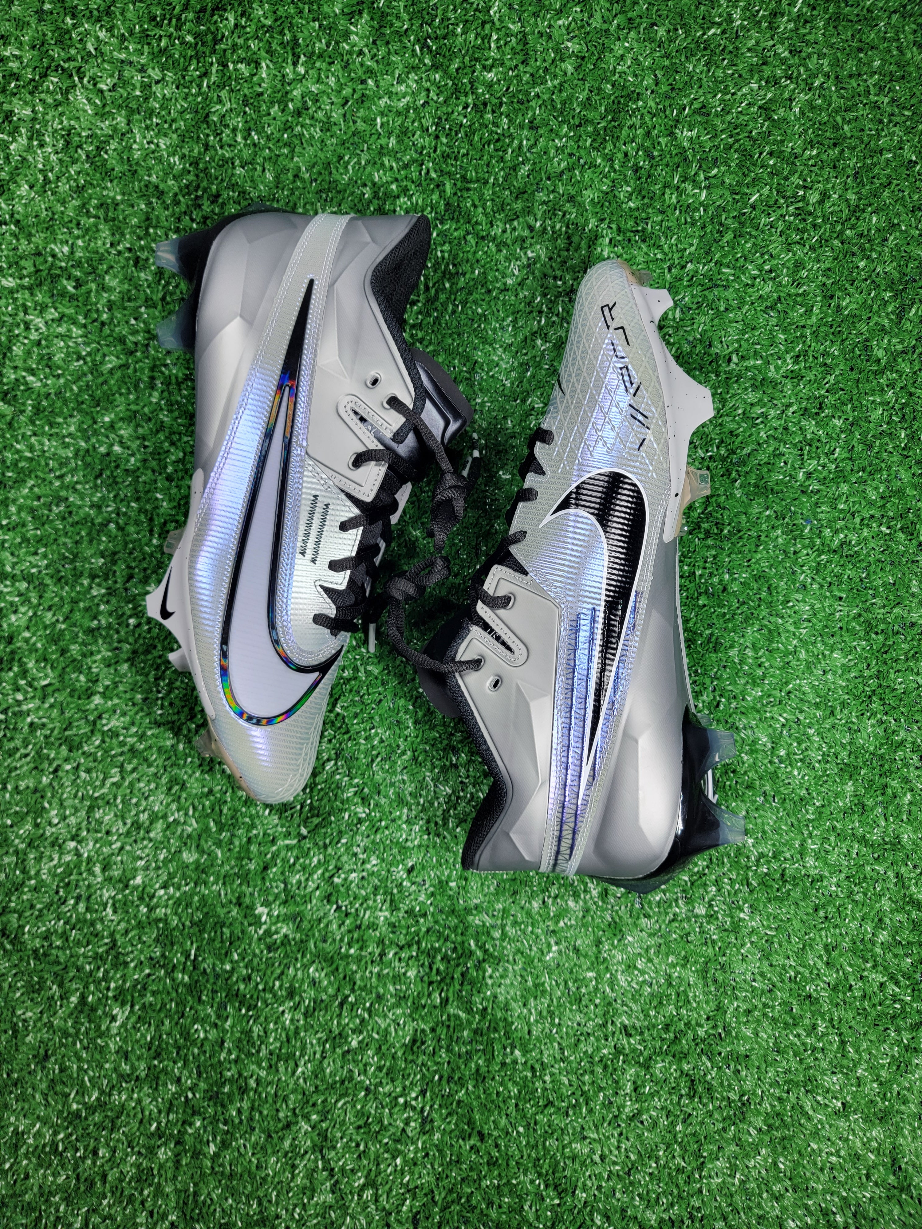 Men's vapor untouchable pro shop 3 prm football cleats silver