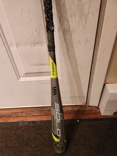 Used 2021 Louisville Slugger Alloy Solo Bat (-11) 18 oz 29"