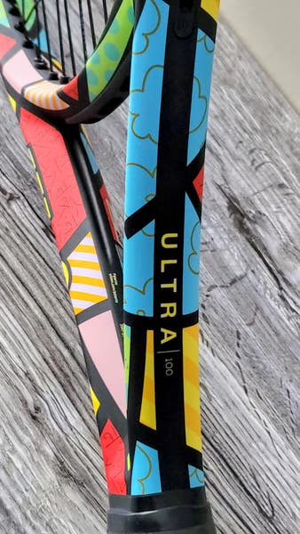 NEW Wilson X Ultra 100 v3 Romero Britto Limited Edition Tennis