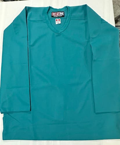 CCM Pro 100 Practice Jersey Teal New Size 56 XXL CCM Jersey