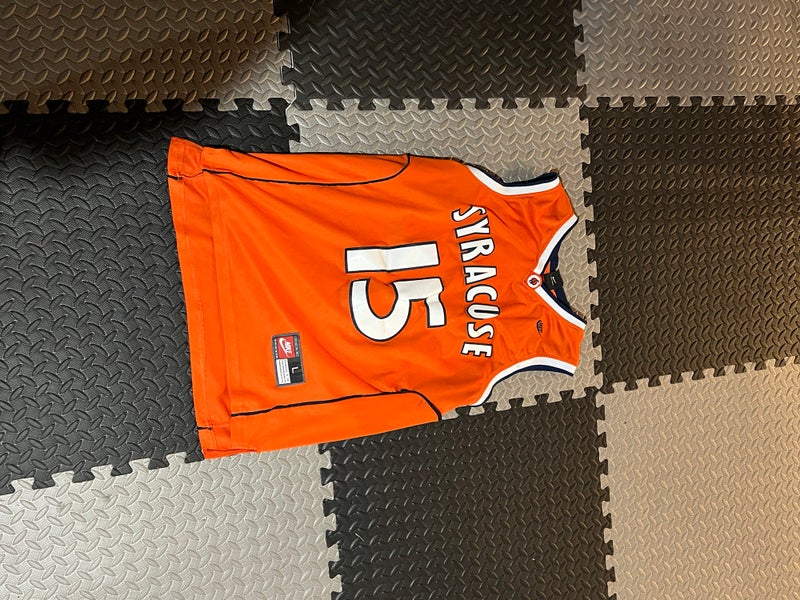 44 Syracuse Orange Nike Team Replica Basketball Jersey - White