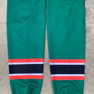 SP Edge Style Pro Stock Hockey Socks Green KC Mavericks 4126