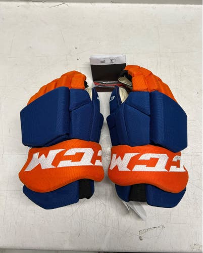 CCM 14" Pro Stock Gloves New York Islanders - With Shot Blockers