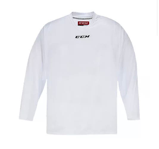 White New Men's CCM QuickLite Jersey