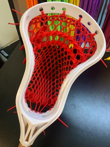 NEW Custom Strung Generic Lacrosse Head W/ Semi-hard  Mesh