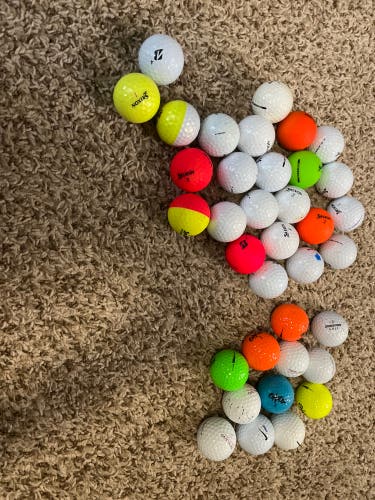 36 Pack (3 Dozen) Golf Balls Srixon, Bridgestone, Etc. Assorted Golf Balls