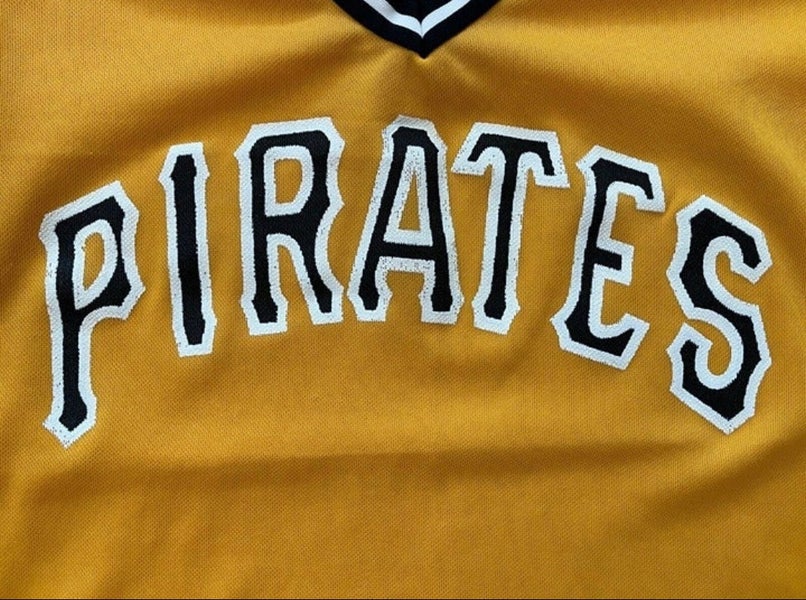 yellow pirates baseball jersey