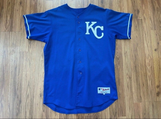 Kansas City Royals Kila Kaaihue #23 MLB BASEBALL Majestic Size XL (48) Jersey!