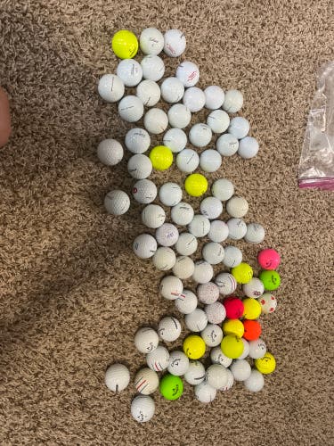 84 Pack (7 Dozen) Balls TITLEIST AND CALLAWAY