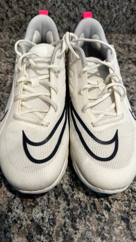 Men’s Nike Alpha Huarache 8 Pro Turf Lacrosse Shoes Limited Edition Hyper White