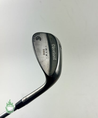 Used RH Cleveland RTX 588 Rotex 2.0 Wedge 58*-12* KBS Stiff Steel Golf Club
