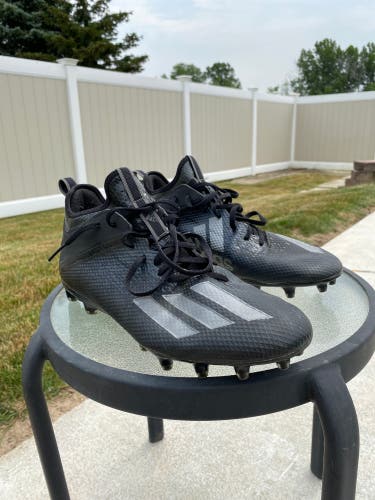 Black Men's Molded Cleats Adidas Cleats