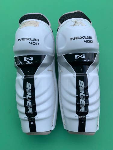 Used Bauer Nexus 400 Hockey Shin Pads (10")