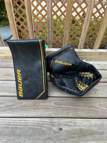 Used Pro Stock Mach Glove And Blocker Set