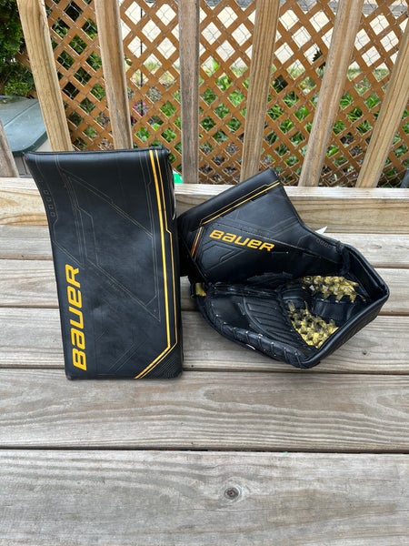 Used Pro Stock Mach Glove And Blocker Set