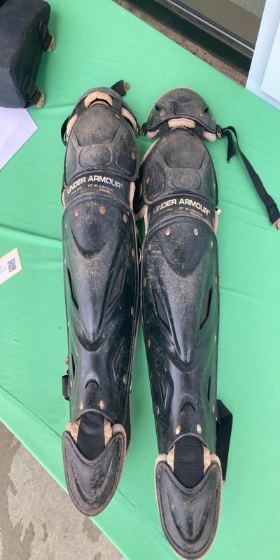Used Under Armour Catcher's Leg Guard SidelineSwap